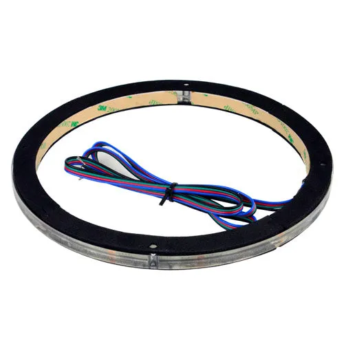 12 " Waterproof RGB LED Speaker Ring 1/2" Spacer DS18 LRING12 Accent Single
