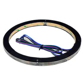 12 " Waterproof RGB LED Speaker Ring 1/2" Spacer DS18 LRING12 Accent Single