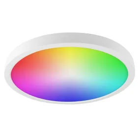 14" Smart WiFi White RGBW Tunable Utility Ceiling Light