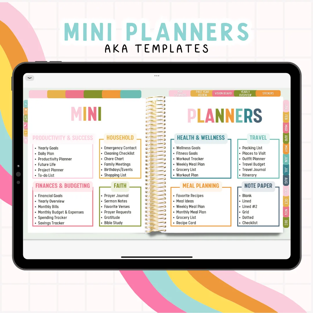 2025 Life Planner | Fully Hyperlinked (w/ Links to Google & Apple Calendars   Reminders)