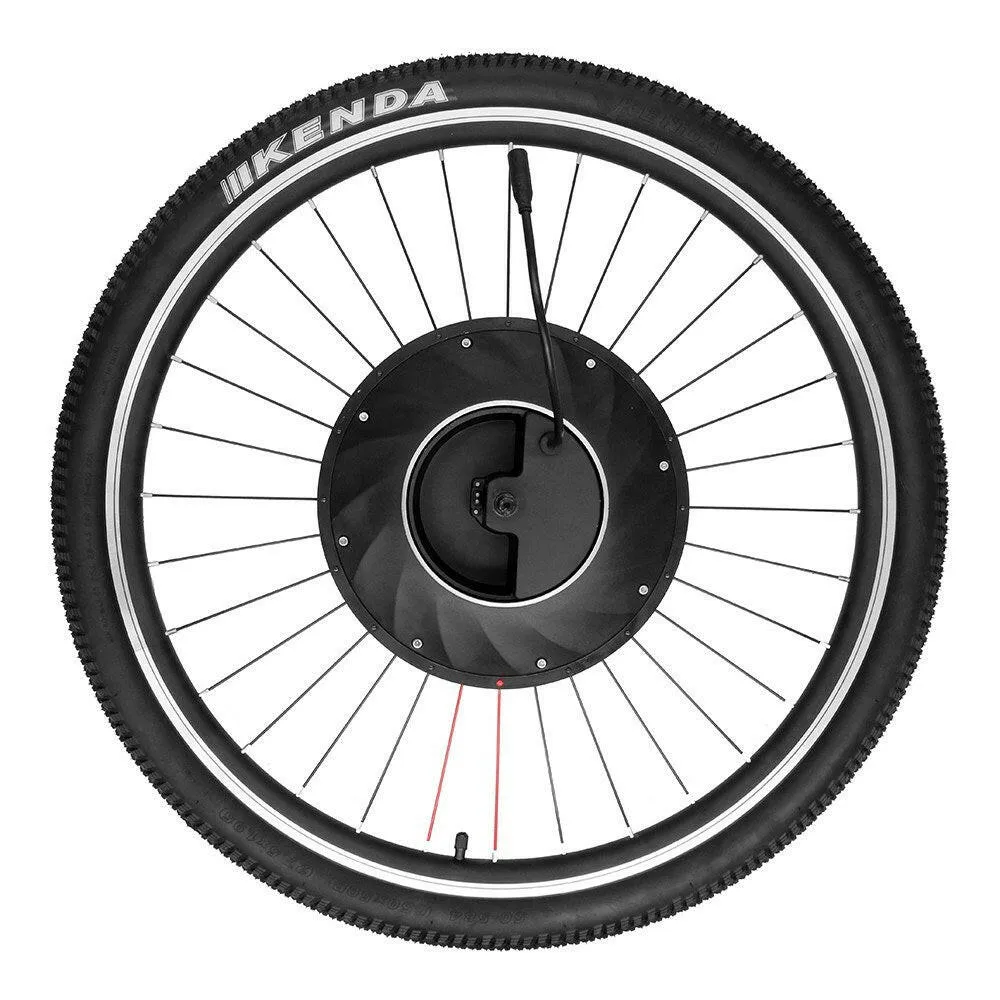 27.5Inch¡_1.95Inch Front Wheel Electric Bicycle Disc/V Brake Hub Motor Kit 36V 240W Powerful Motor E-Bike Conversion with Battery