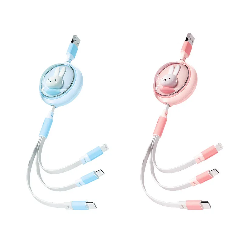 3 in 1 Retractable Cable