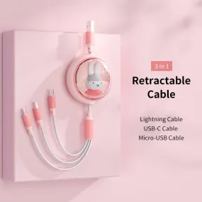 3 in 1 Retractable Cable