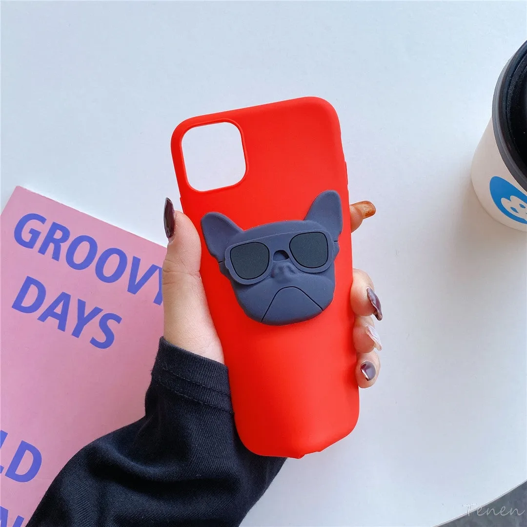 3D French bulldog Iphone cases by Style's Bug