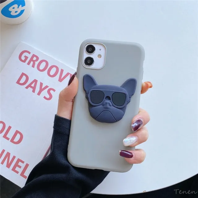 3D French bulldog Iphone cases by Style's Bug