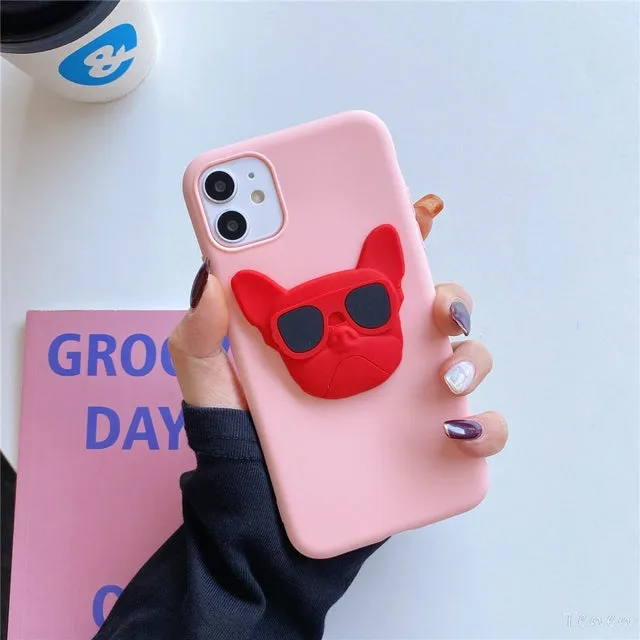 3D French bulldog Iphone cases by Style's Bug
