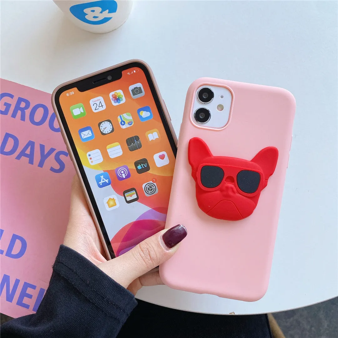 3D French bulldog Iphone cases by Style's Bug