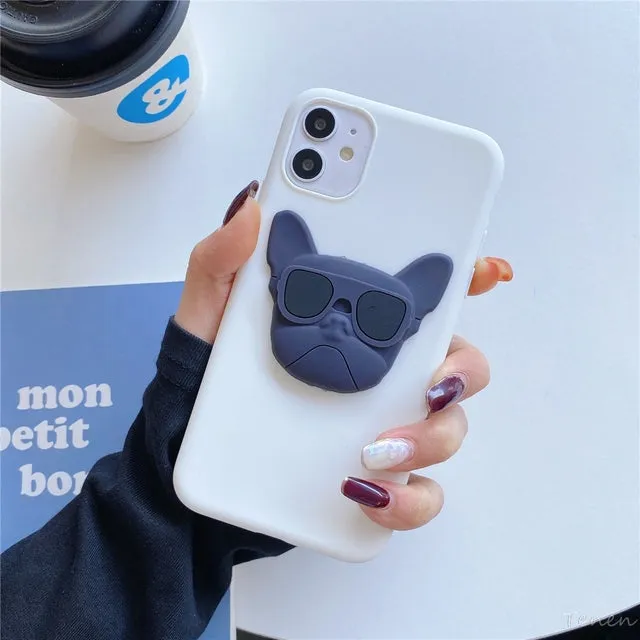 3D French bulldog Iphone cases by Style's Bug