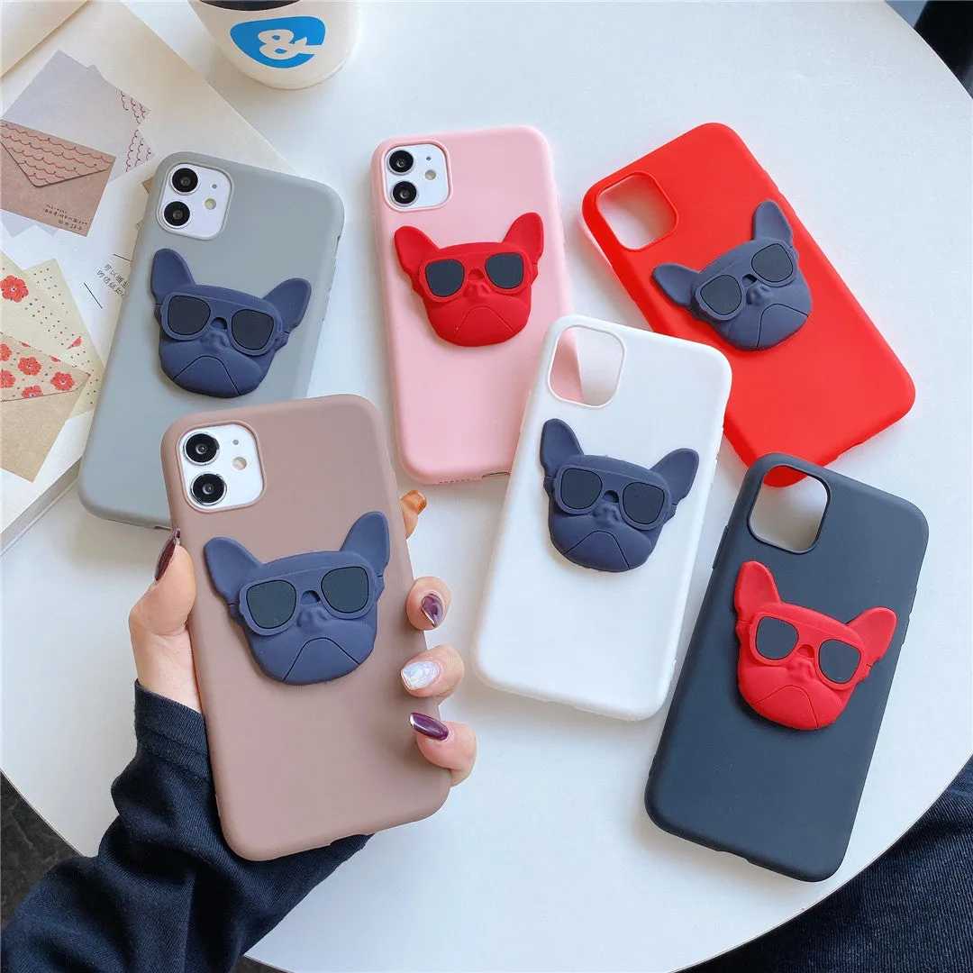 3D French bulldog Iphone cases by Style's Bug