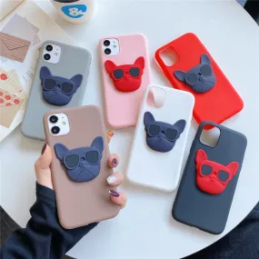 3D French bulldog Iphone cases by Style's Bug