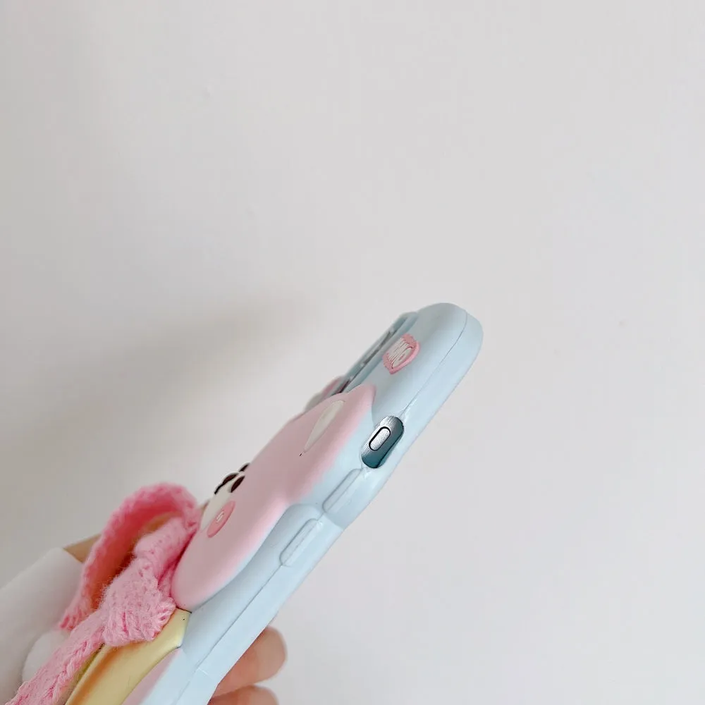 3D Silicone Bear Soft Phone Case - iPhone 16