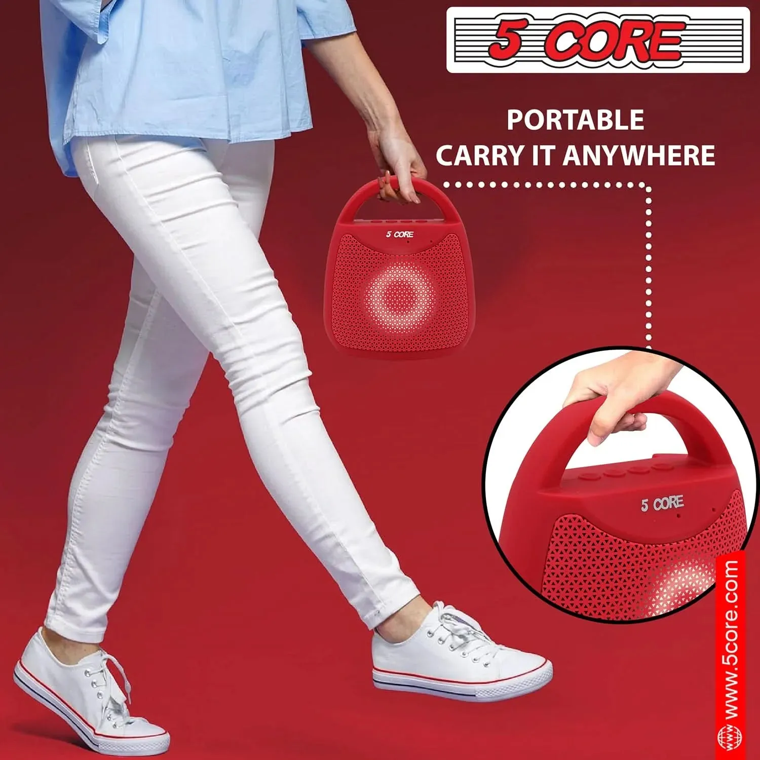 5Core Wireless Outdoor Bluetooth Speaker Waterproof
