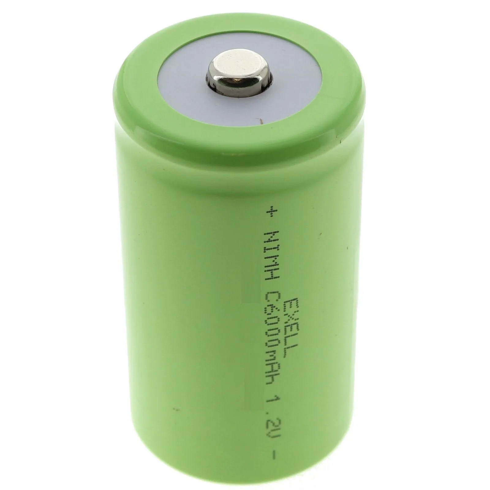 6000mAh 1.2V Size-C Cell Ni-MH Rechargeable Battery with Button Top