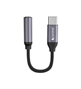 AC01 USB Type C to 3.5mm Adapter Aluminium Body (Pack Of 2)