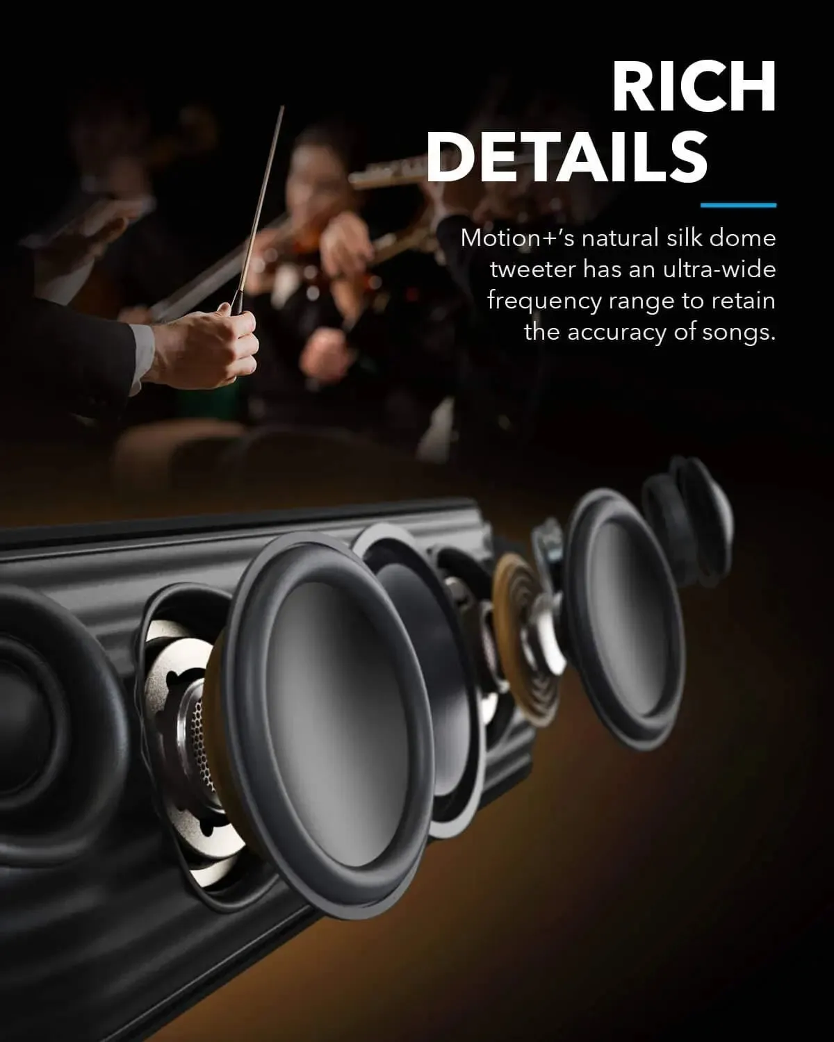 Anker Motion  Bluetooth Speaker A3116