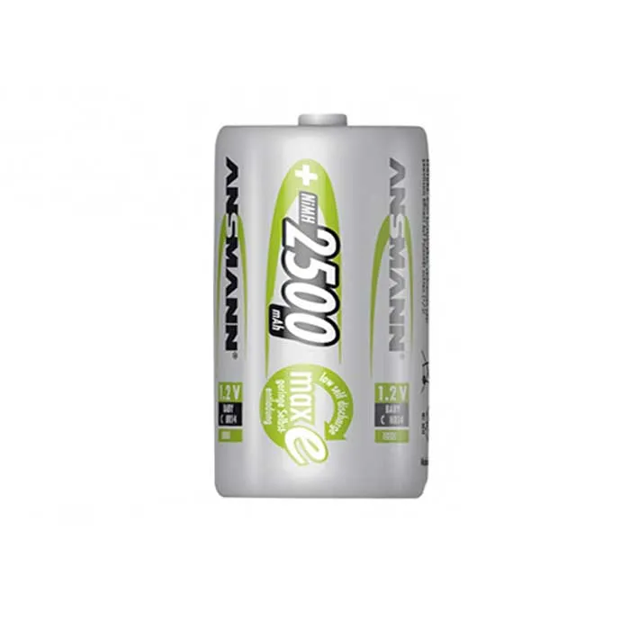 Ansmann MaxE C Batteries - Rechargeable - 2 Pack