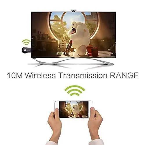 Anycast Rapid Wi Fi HDMI Dongle and Wireless Display (Black)