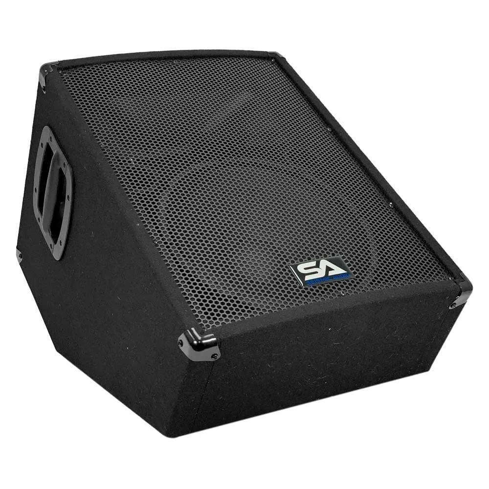 Apex-10S-PA Package - Powered Column Array PA System, Pair of 12" Powered Monitors, 10 Channel Mixer, and Cables