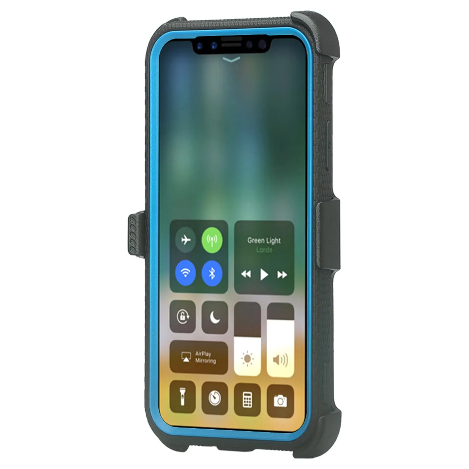 Apple iPhone 11 Pro Max Case, iPhone 11 Pro Max Case,  Triple Protection 3-1 w/ Built in Screen Protector Heavy Duty Holster Shell Combo Case - Blue