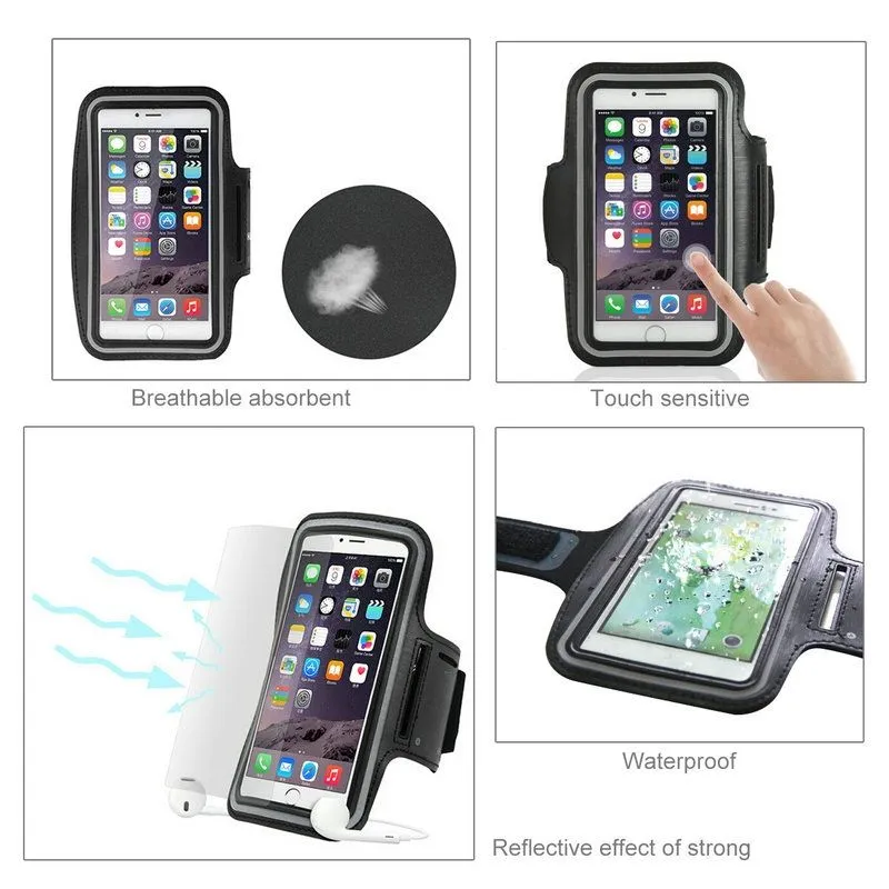 Armband Professional Cover Neoprene Waterproof Light Reflecting Wraparound Sport with Buckle for Google Pixel 4a 5G (2020)