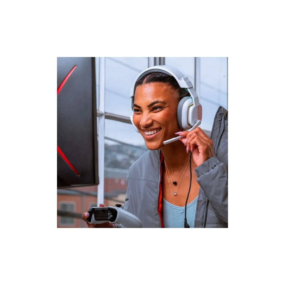ASTRO Gaming 939-002062 Gen 2 Wired Stereo Over-the-Ear Gaming Headset A10 for PlayStation/PC with Flip-to-Mute Microphone - White