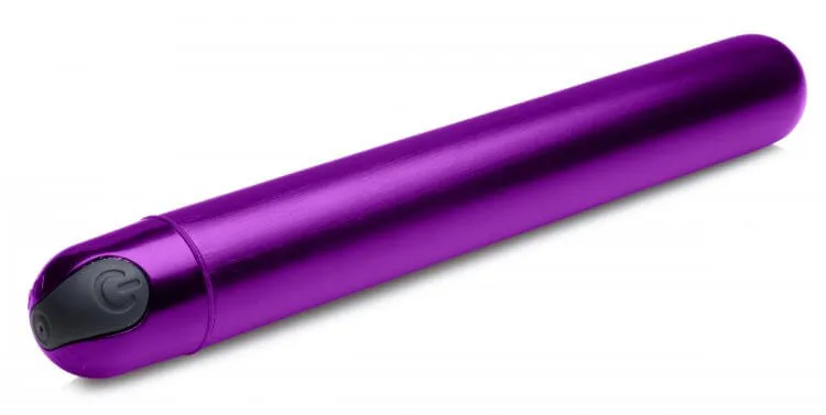 Bang 10X Slim Metallic Bullet Vibrator - Intense Pleasure in Stylish Purple