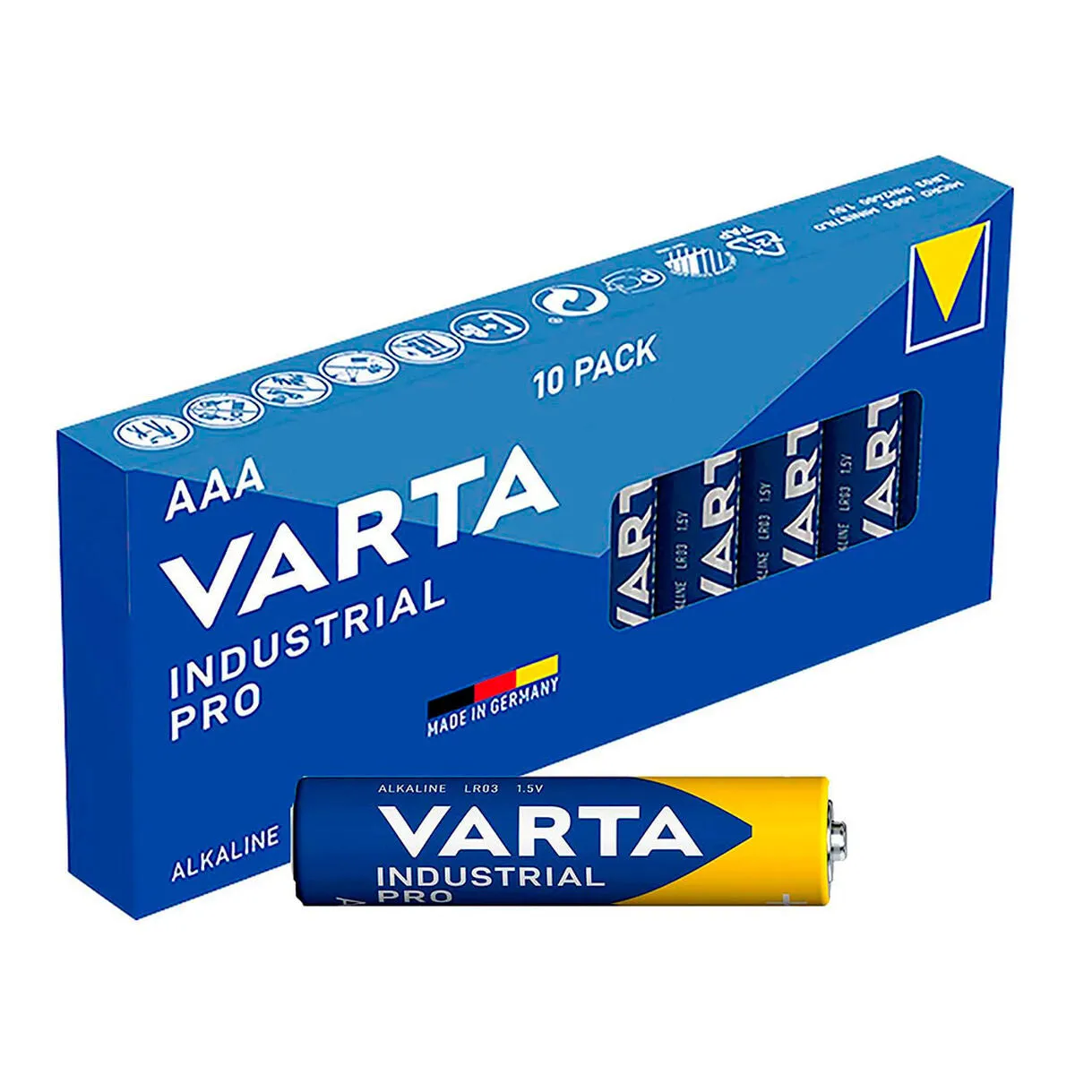 Batteries Varta Industrial Pro AAA LR03 1,5 V (10Units)