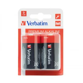 Batteries Verbatim Pilas alcalinas D 1,5 V