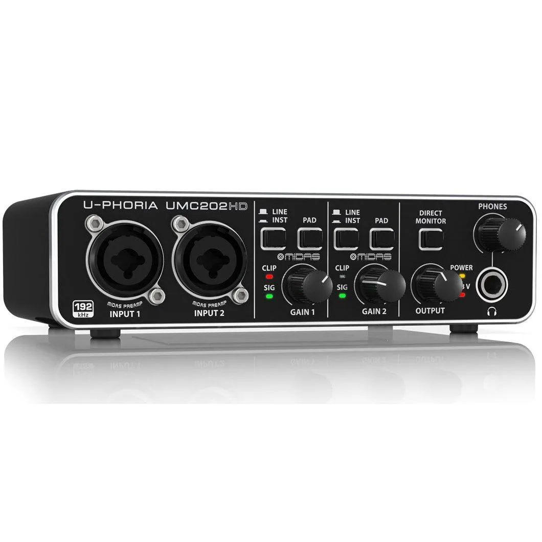 Behringer U-Phoria UMC202HD Audio Interface
