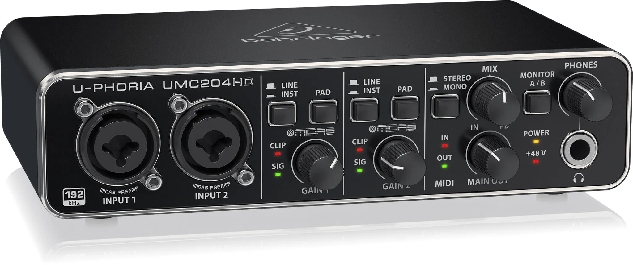 Behringer UMC204HD Audio Interface