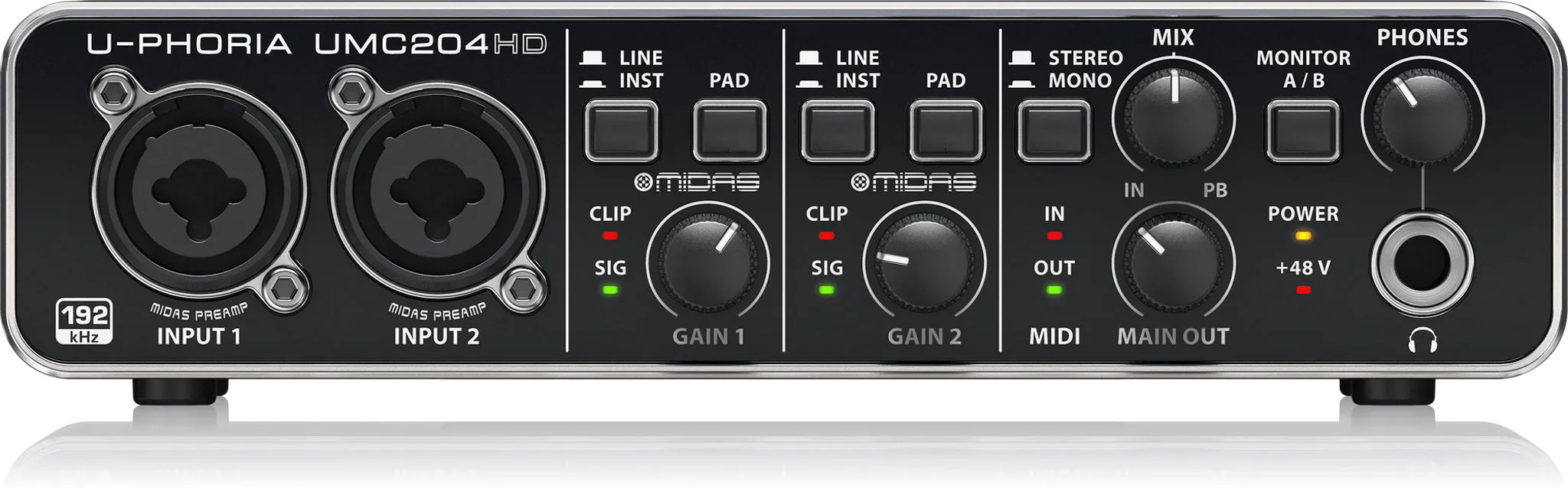 Behringer UMC204HD Audio Interface