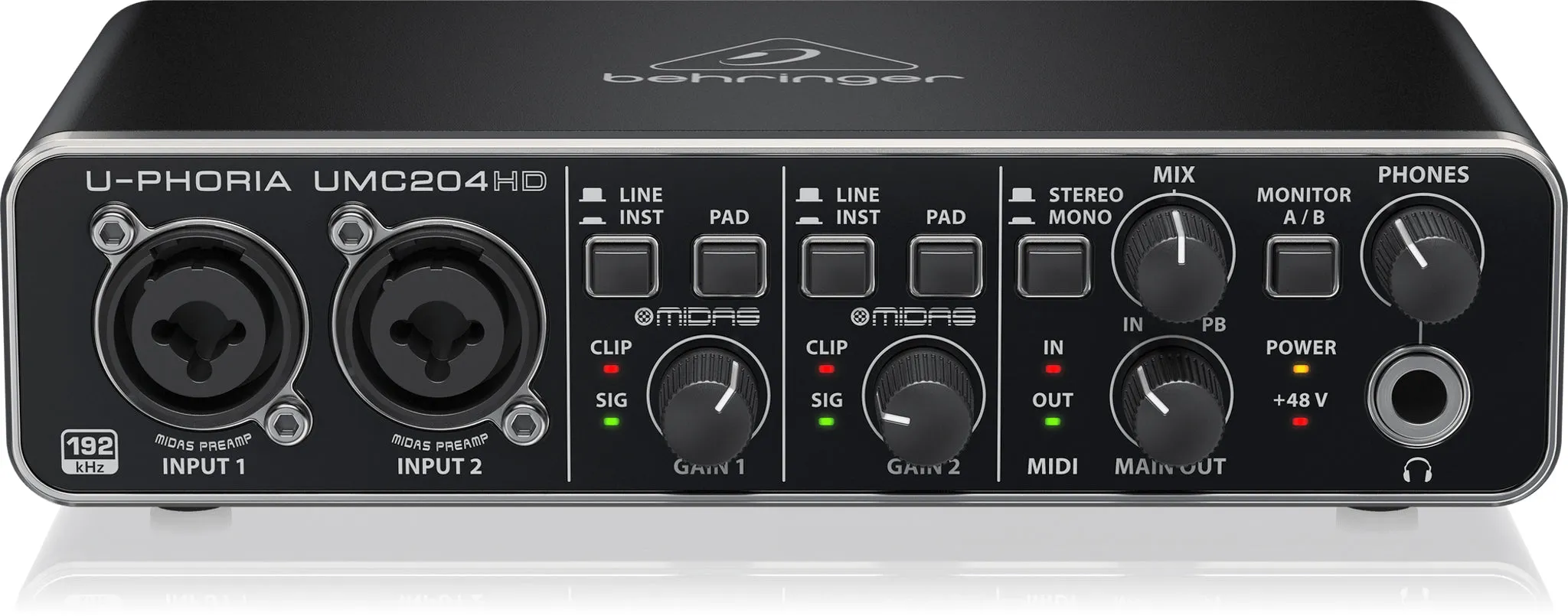 Behringer UMC204HD Audio Interface