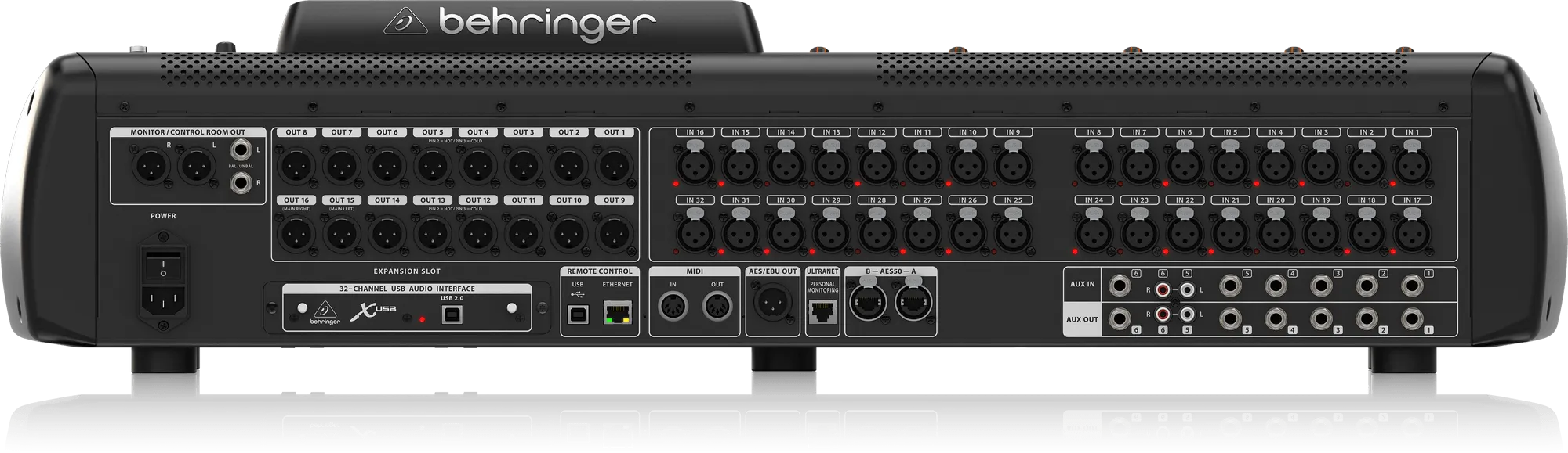 Behringer X32 40Input Digital Mixing Console With S32 32Channel Stage I/O Box