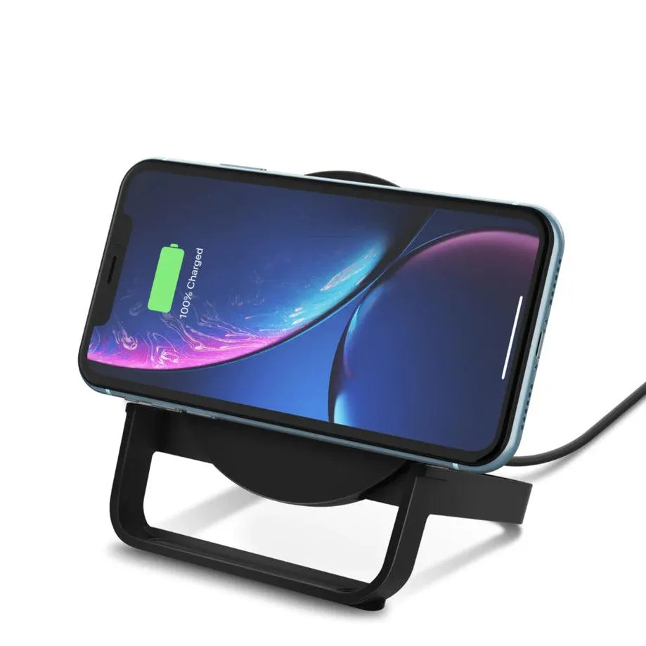 Belkin 10W Wireless Charging Stand with Quick Charge 3.0 - Black