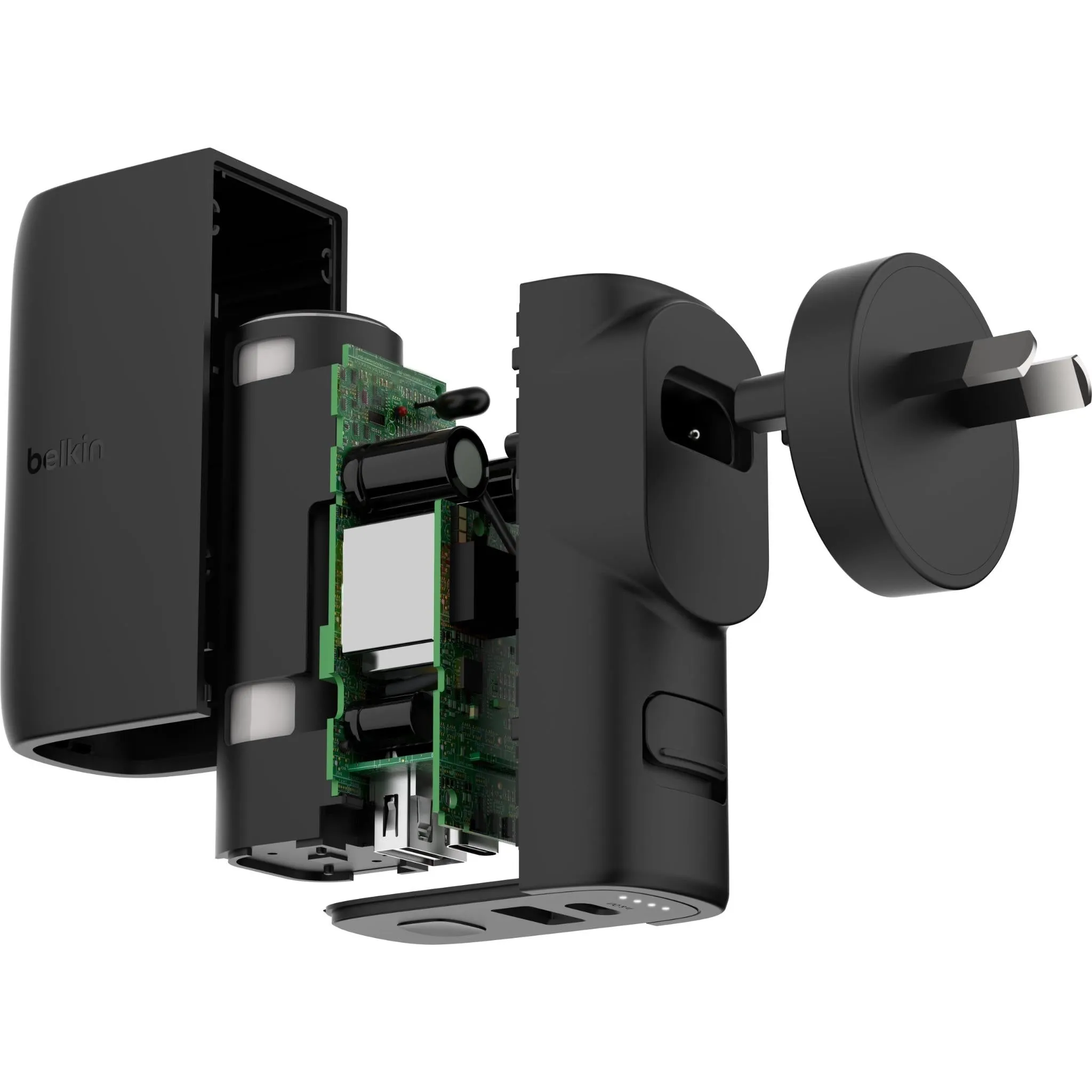 Belkin BoostCharge Hybrid Wall Charger 25W   Power Bank 5K with Travel Adapter Kit