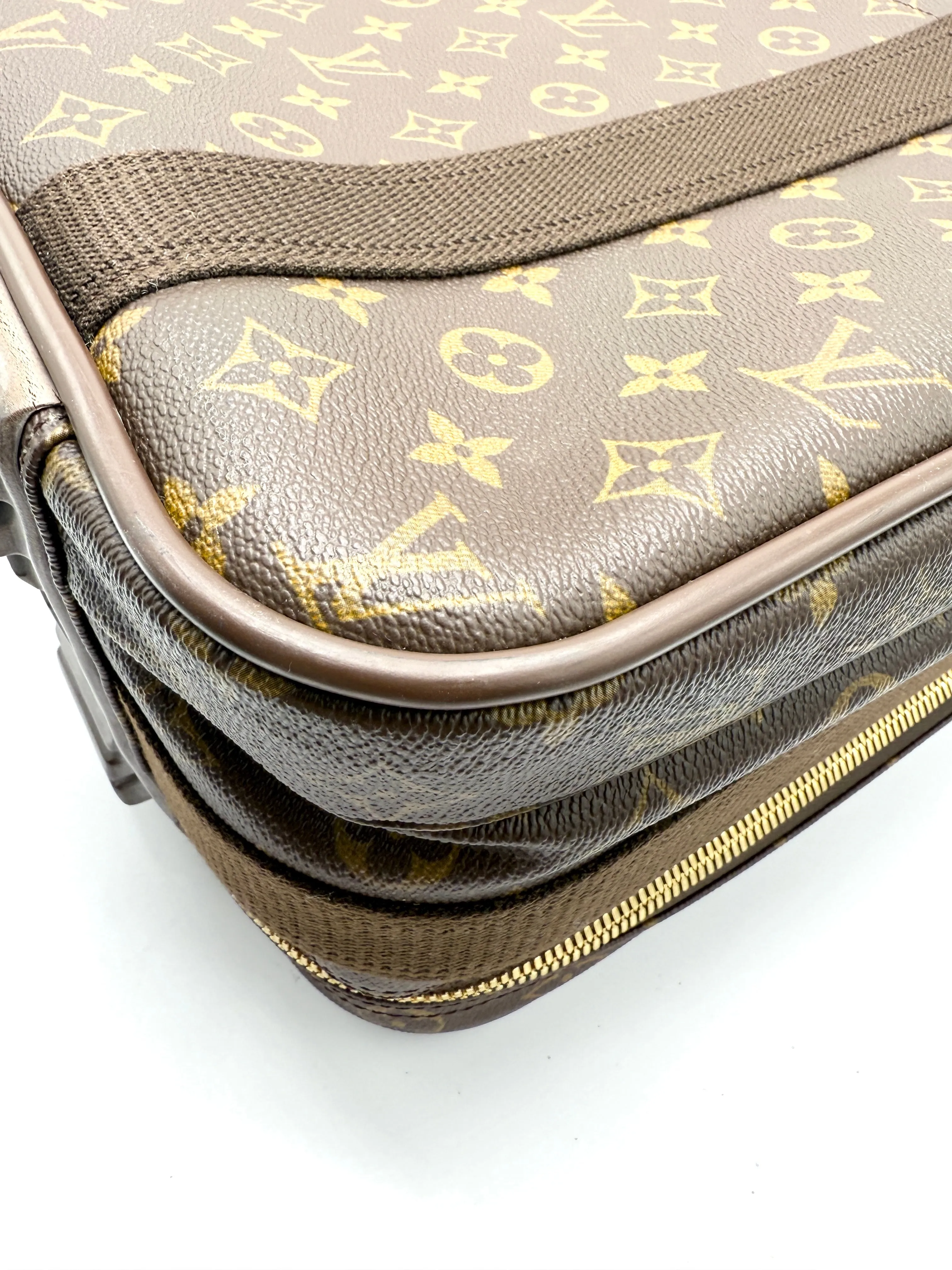 Brown Monogram Satellite Trunk