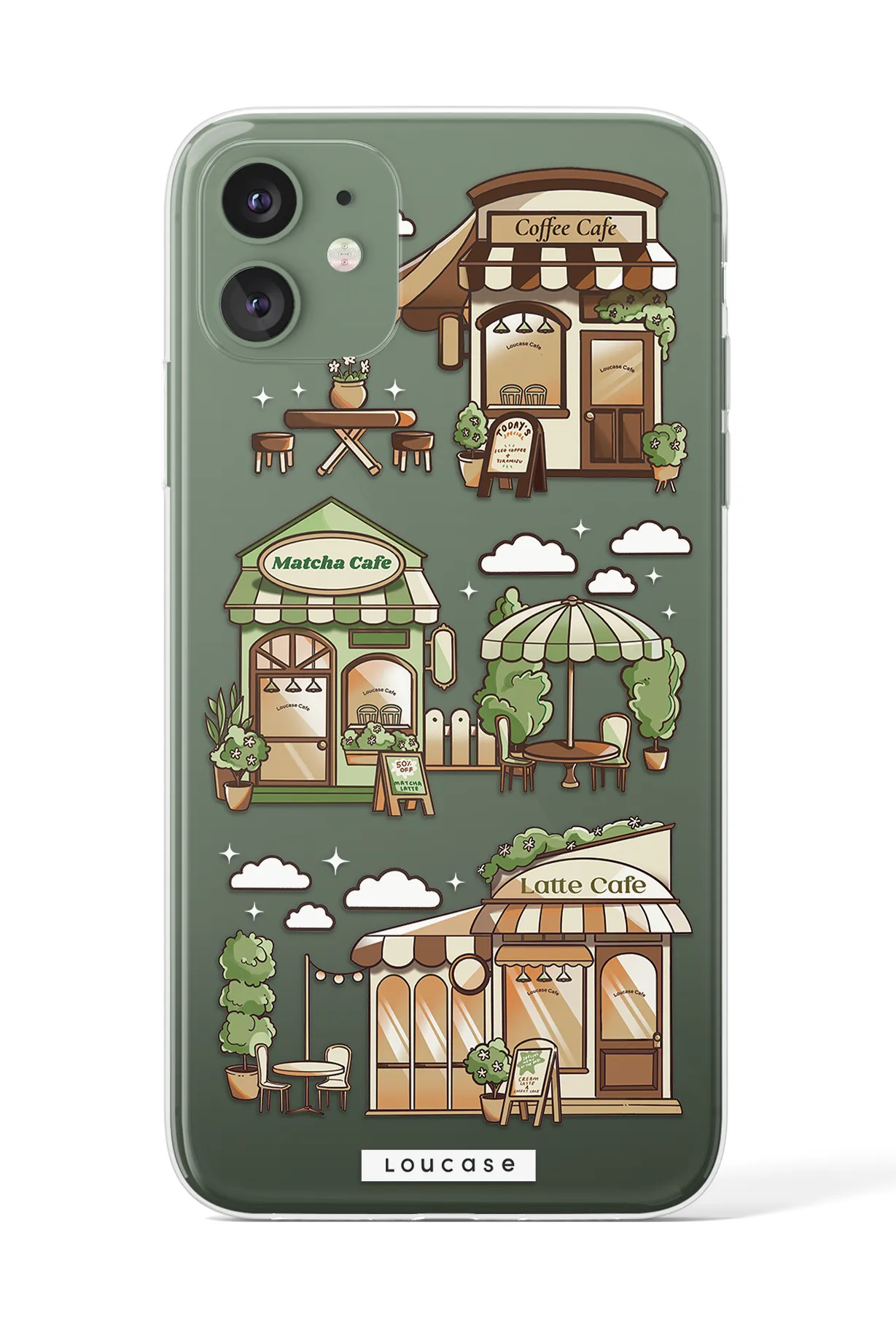 Cafe Hopping - KLEARLUX™ Special Edition Café Soireé Collection Phone Case | LOUCASE