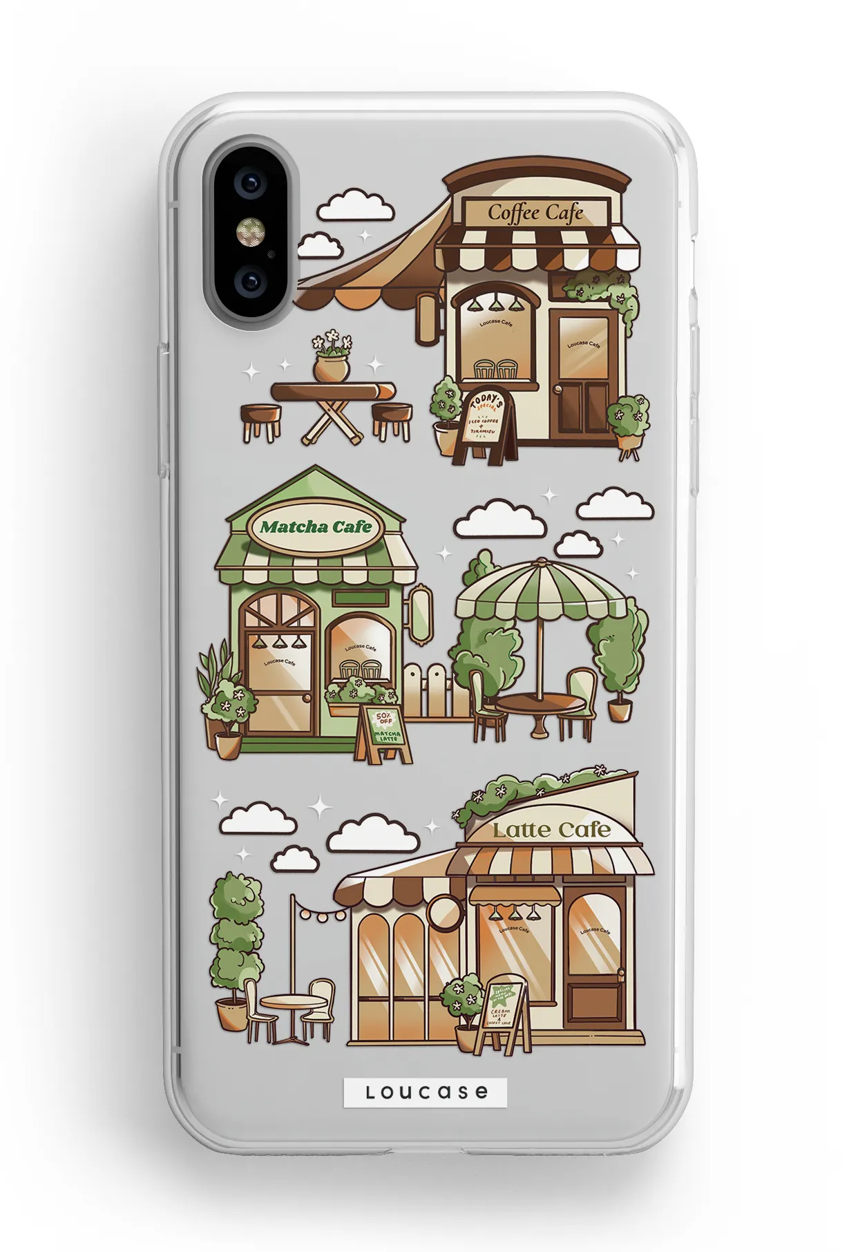 Cafe Hopping - KLEARLUX™ Special Edition Café Soireé Collection Phone Case | LOUCASE