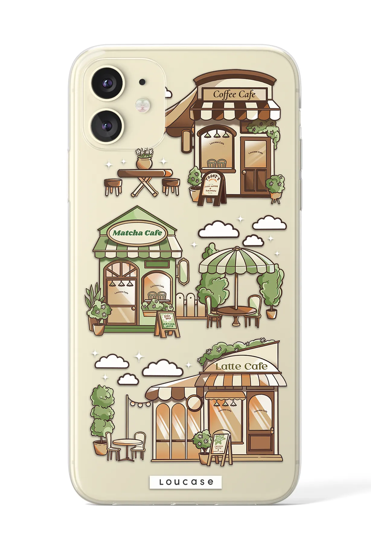 Cafe Hopping - KLEARLUX™ Special Edition Café Soireé Collection Phone Case | LOUCASE