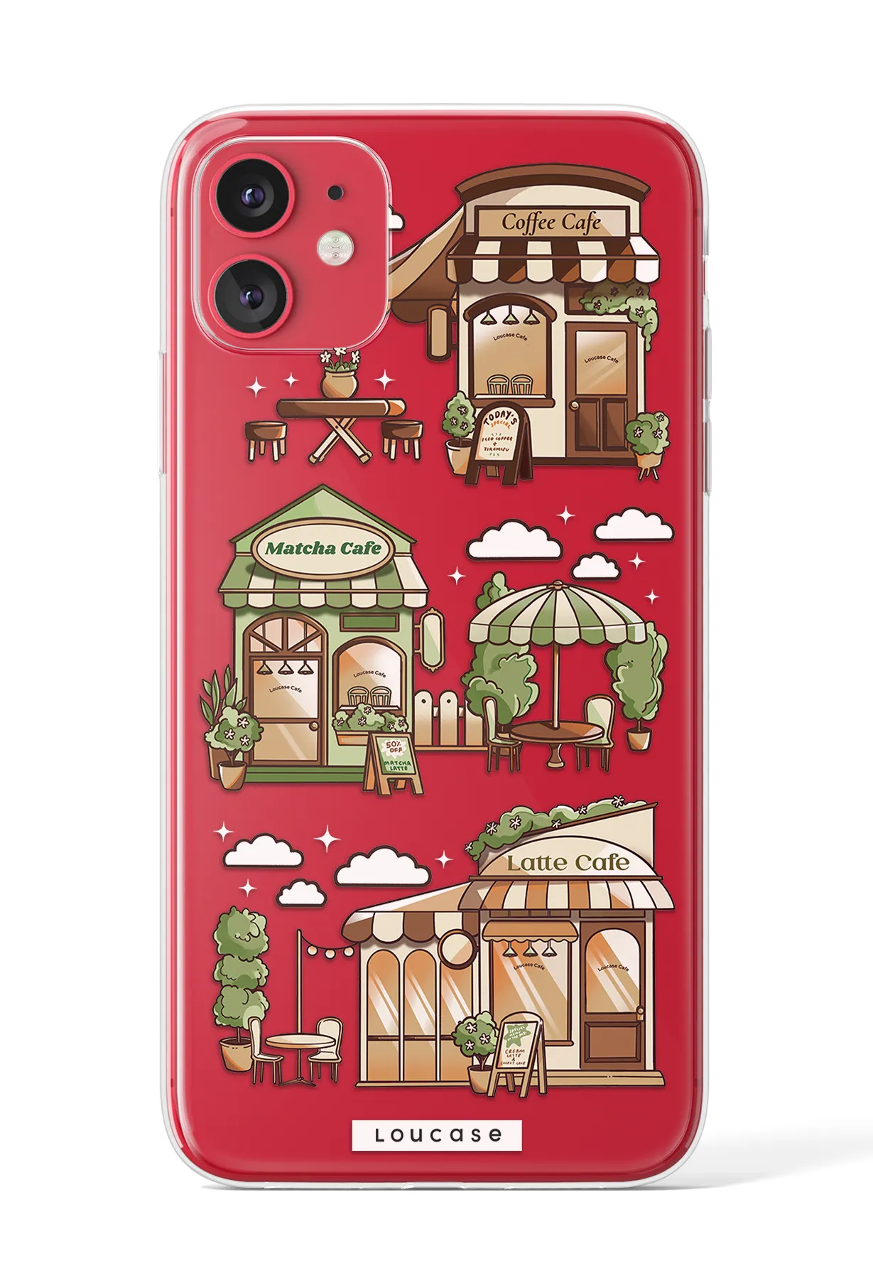 Cafe Hopping - KLEARLUX™ Special Edition Café Soireé Collection Phone Case | LOUCASE