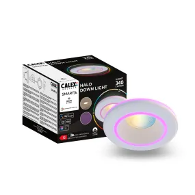 Calex Smart Halo LED Recessed Spot White - RGB Warm White - 6.5W