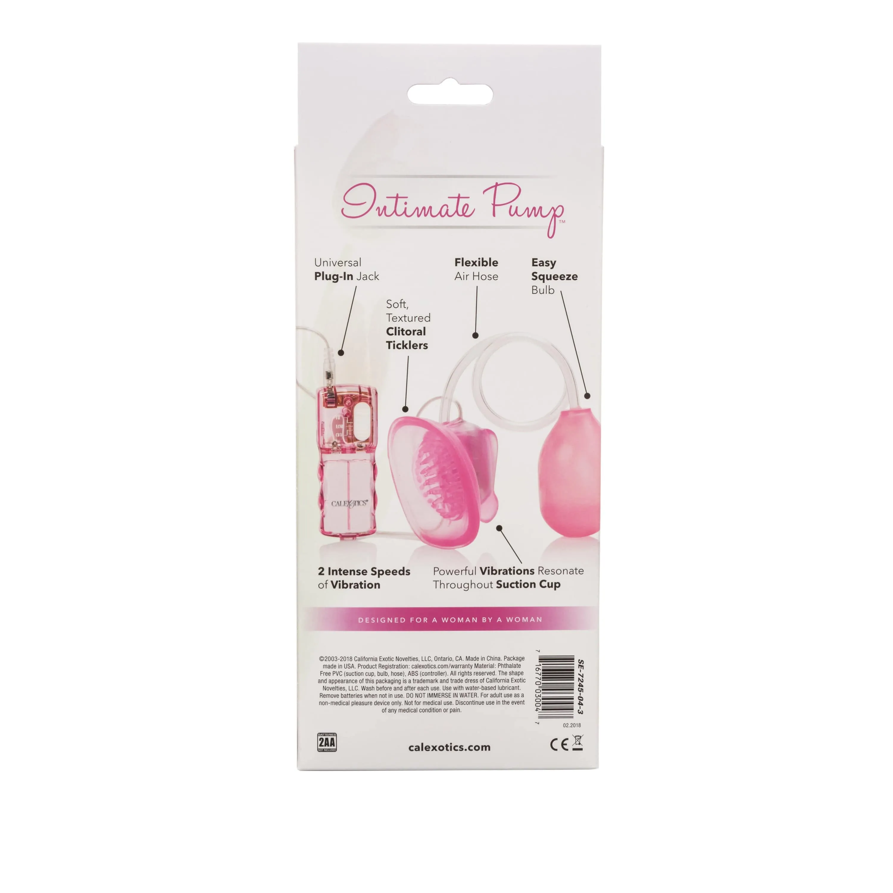 California Exotics - Intimate Clitoral Pump Vibro Pussy Sucker (Pink)