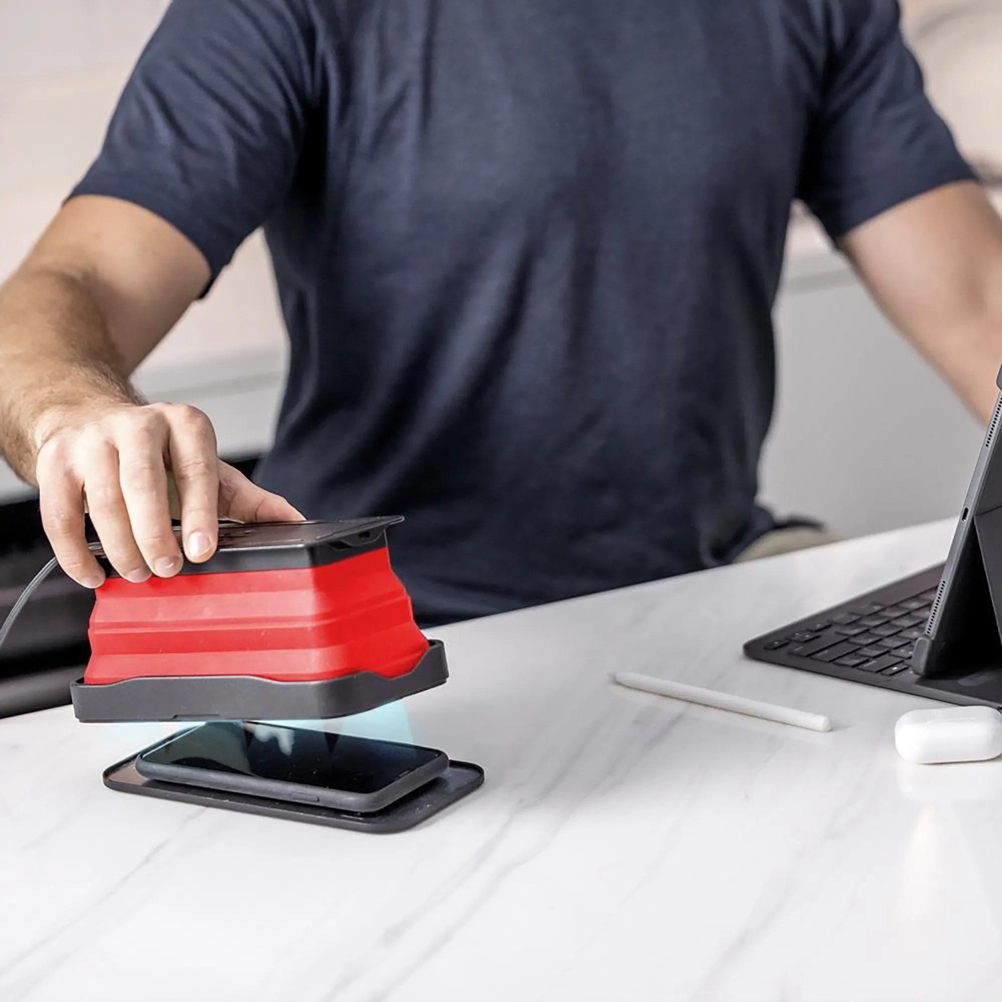 Cell, UV Sanitizer and Wireless Charger
