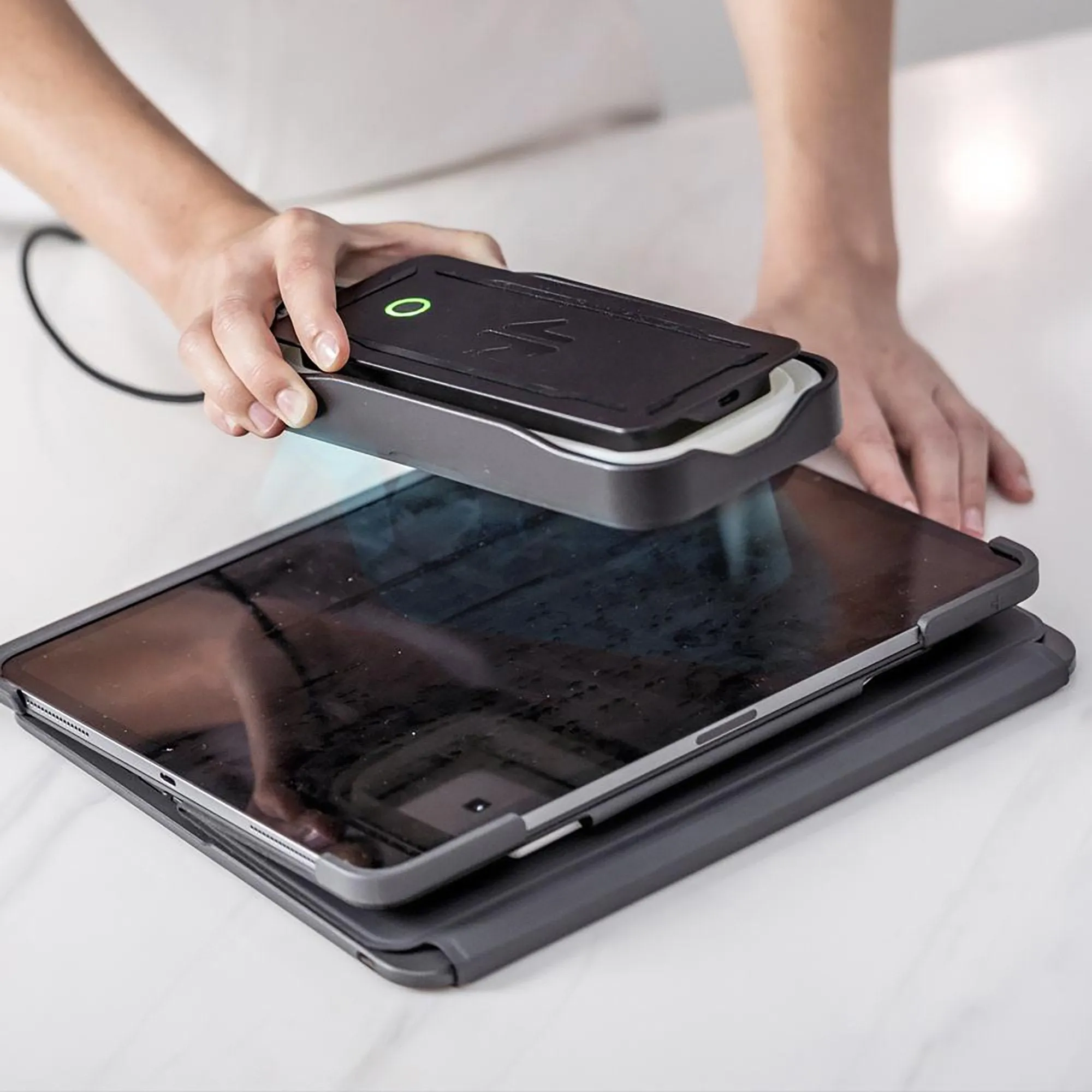 Cell, UV Sanitizer and Wireless Charger