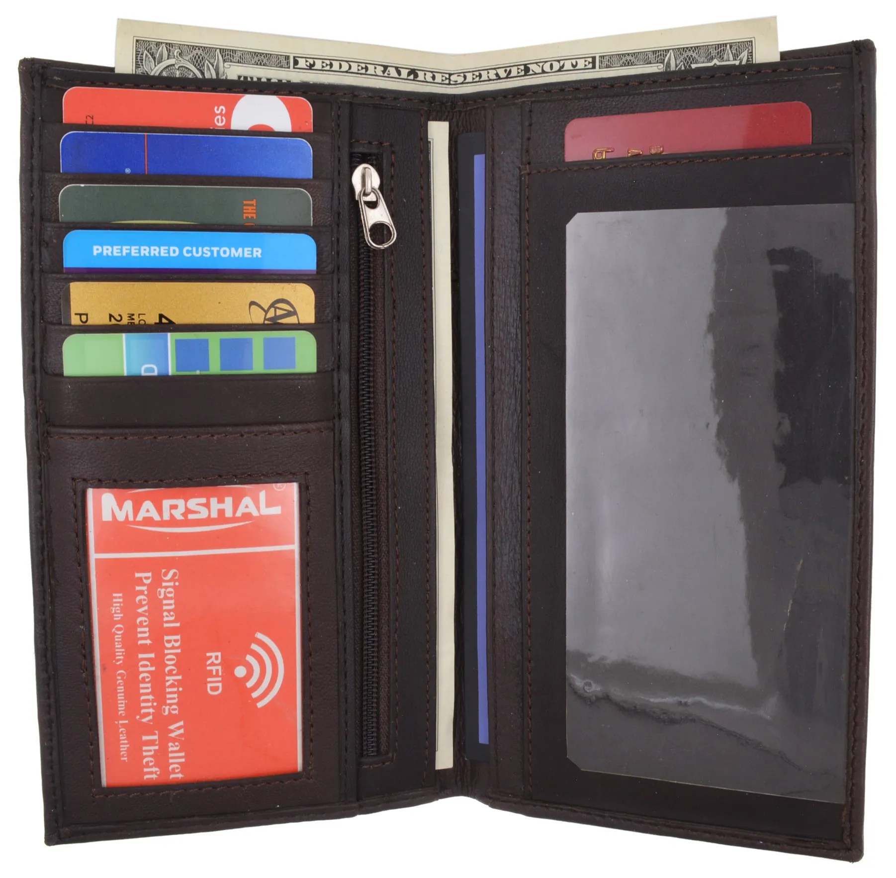 Checkbook, Card Holder & ID Holder RFID 853