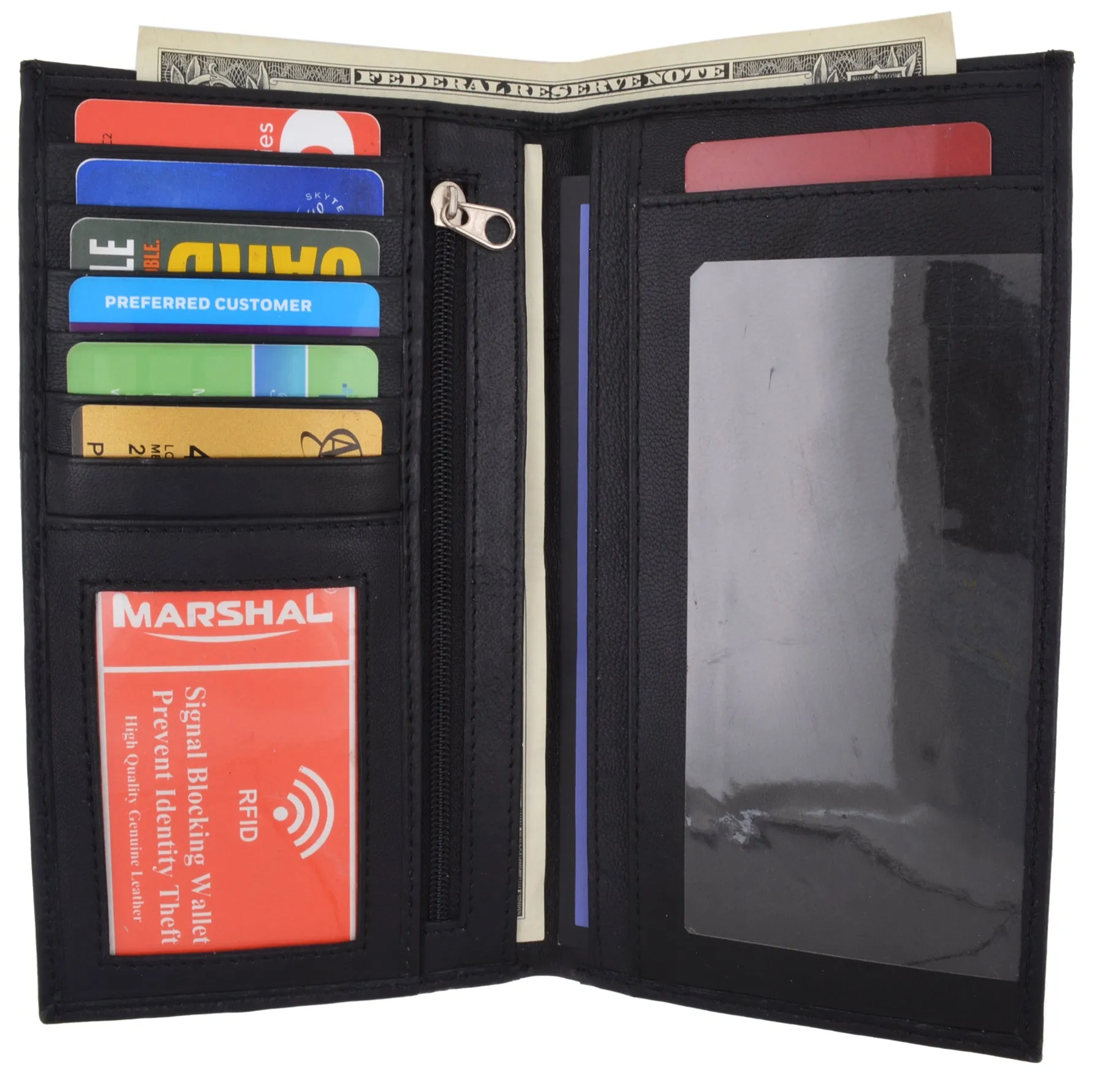 Checkbook, Card Holder & ID Holder RFID 853