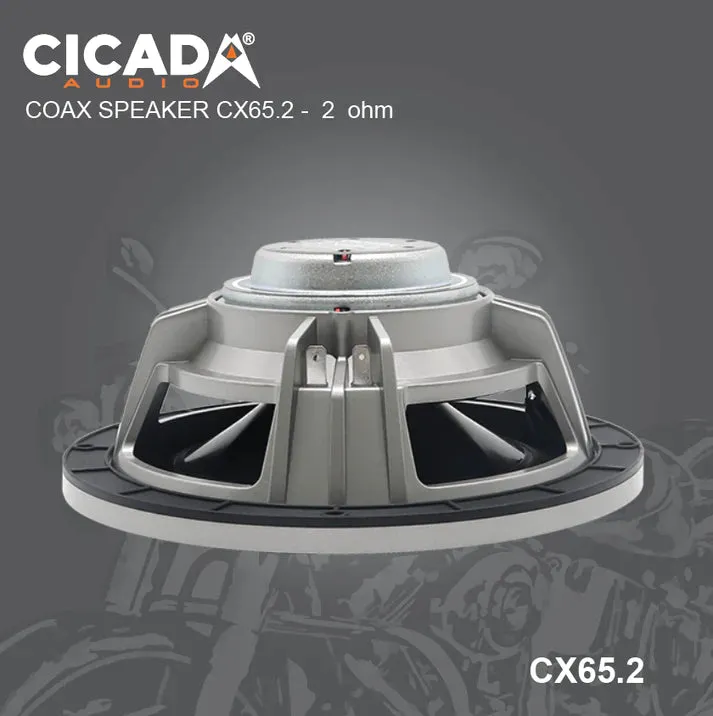 CICADA AUDIO CX65 COAXIAL SPEAKERS 6.5" (2Ω AND 4Ω)