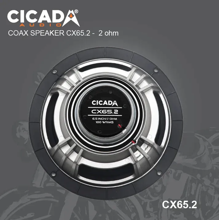 CICADA AUDIO CX65 COAXIAL SPEAKERS 6.5" (2Ω AND 4Ω)
