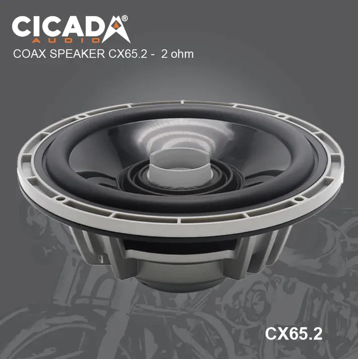 CICADA AUDIO CX65 COAXIAL SPEAKERS 6.5" (2Ω AND 4Ω)