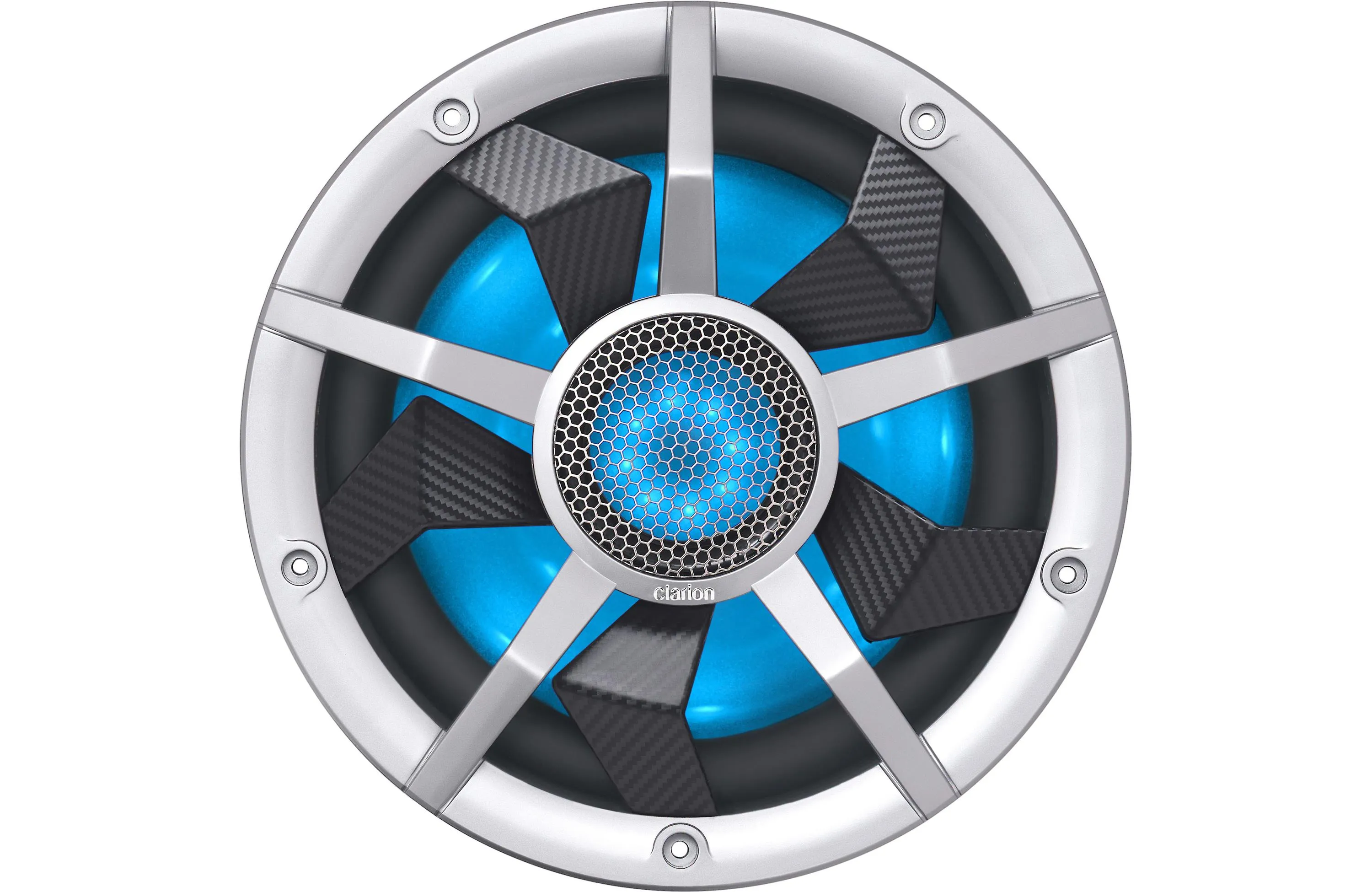 Clarion CM2513WL 10" Subwoofer w/ RGB LEDs and Dual 2 Ohm Voice Coils